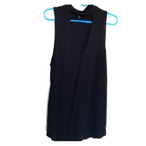 Express Mock Neck sleeveless top
